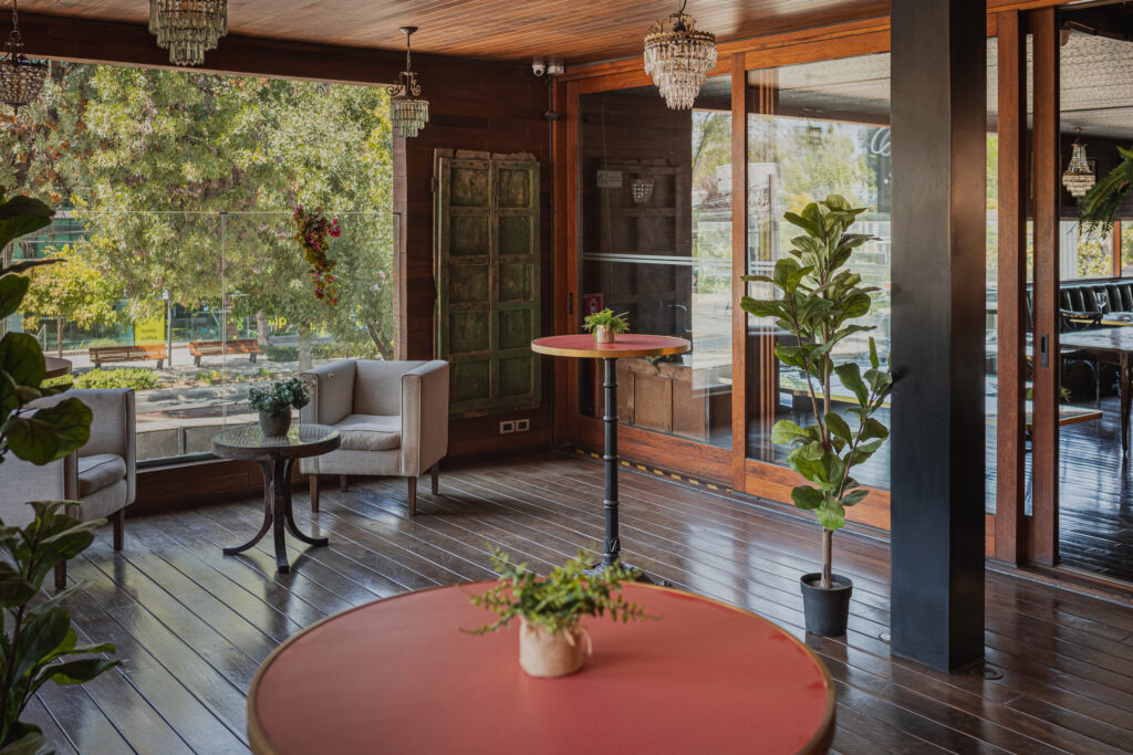 Terraza para eventos en Santiago Restaurante Piegari